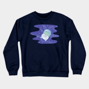 Space Astronaut Frog Crewneck Sweatshirt